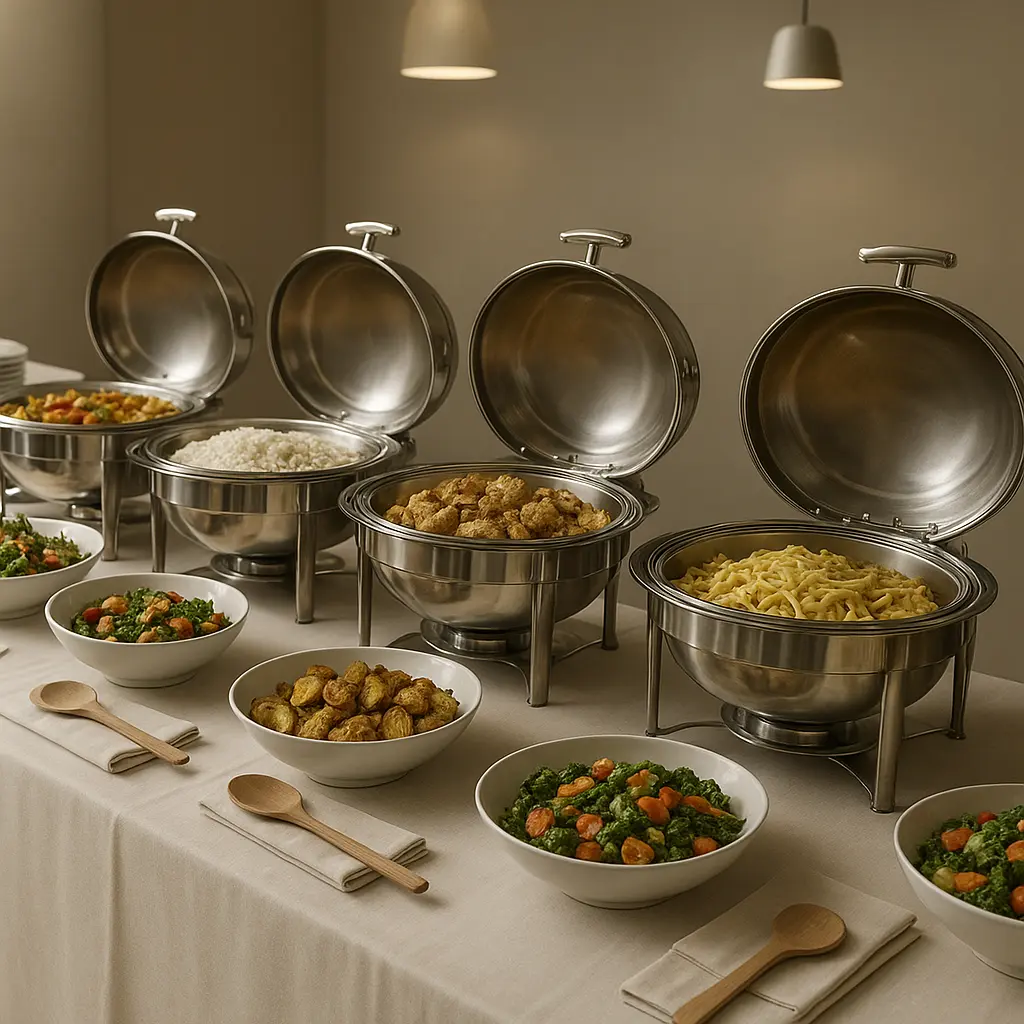 Buffetgerichte im Event-Setup